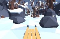 snow road 3d screenshot